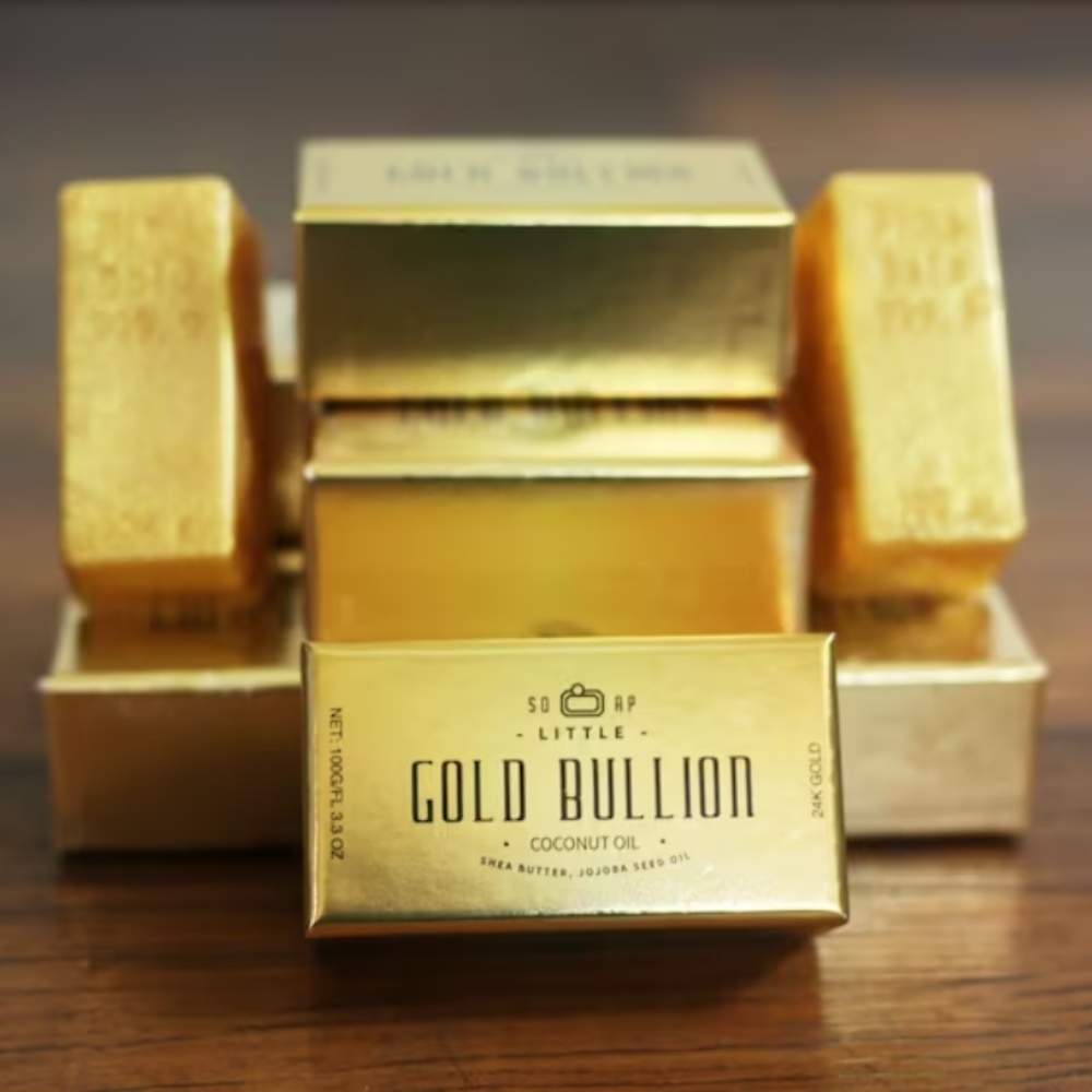 Little Gold Bullion bars of soap